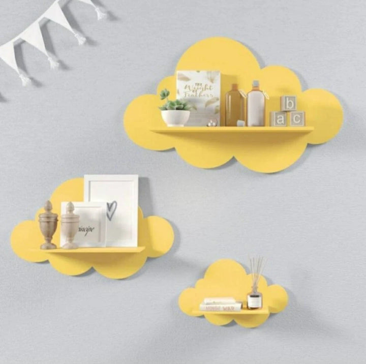 CHIK- Cloud Wall Shelves Set Of Three