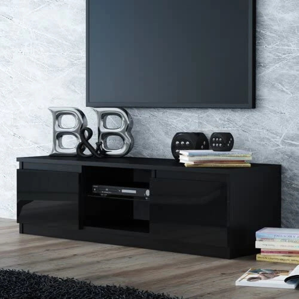 BELARIN – Black Urban Style TV Unit Stand
