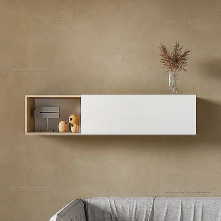 FLAVIN – Fancy Kid’s Wall Shelf with Cabinet