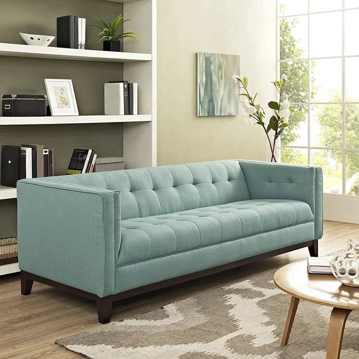 HASHPER – Mint Green Three Seater Living Room Sofa