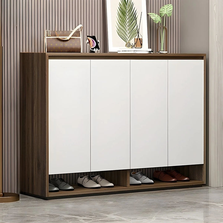 ELM – Dual Tone Four Door Shoe Cabinet