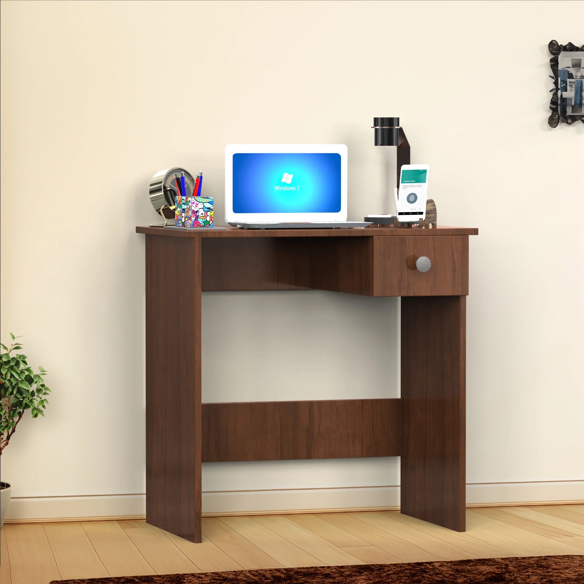 The Teller Study Table - Brazilian Walnut