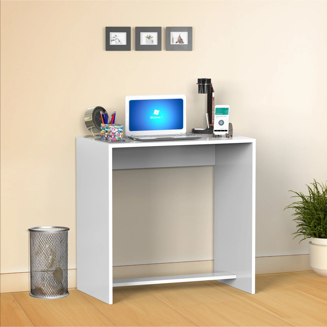Nova Study Table - Frosty White