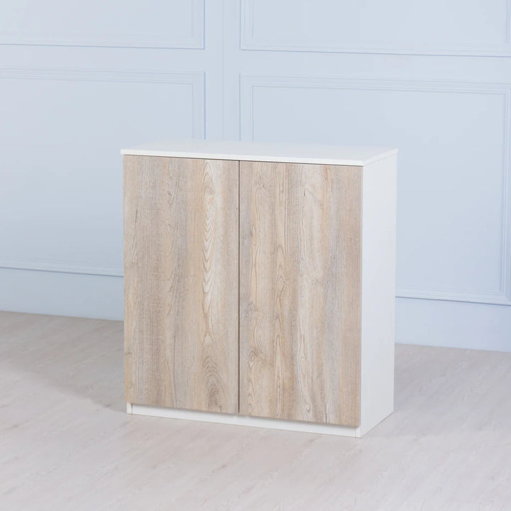2 Door Storage Cabinet in White