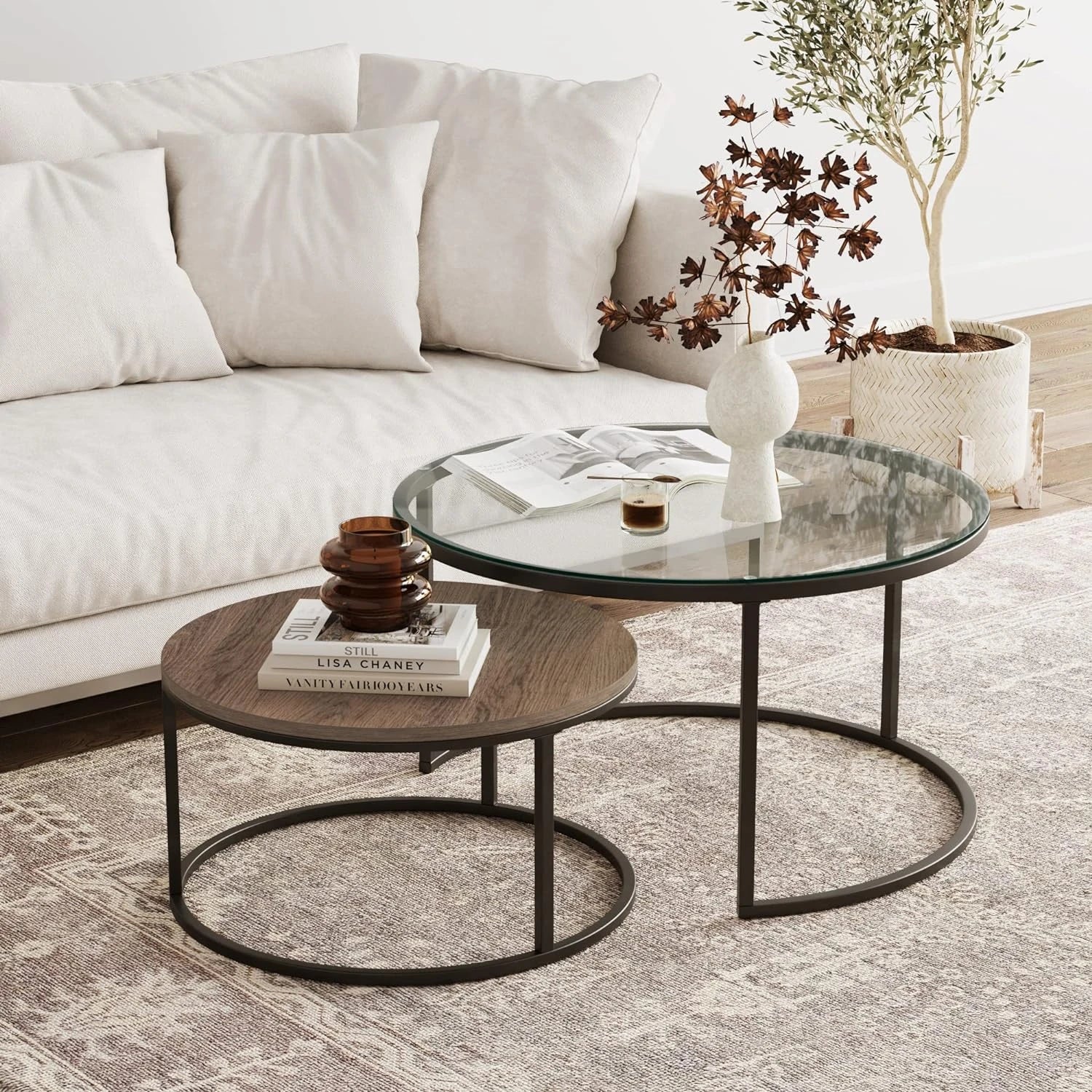 EVAJ – Two Piece Nesting Tables