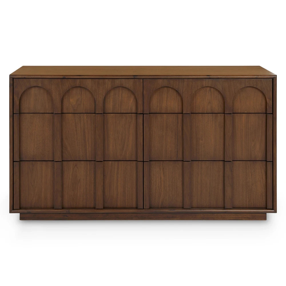 KEARY – Mid Century Inspired Chest of Six Drawers