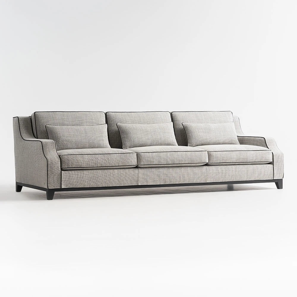 HALO – Ash Grey Modern Style Three Seater Couch