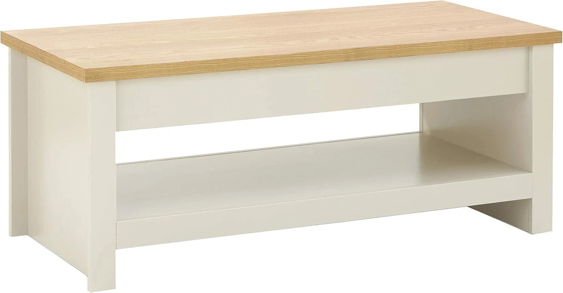 ZACHERY – Modern Style Coffee Table with Display Shelf