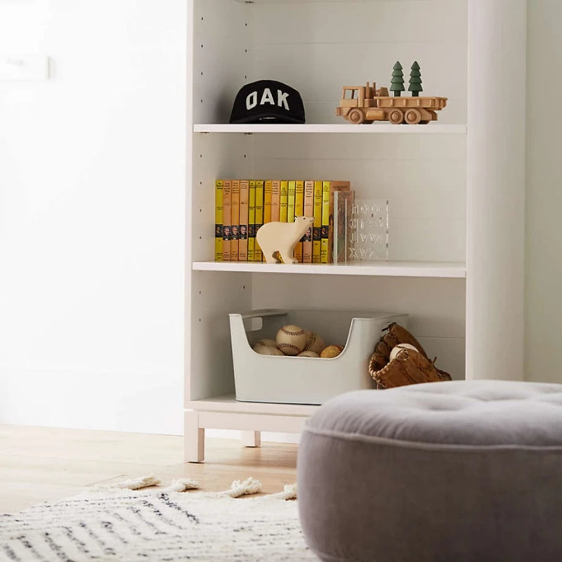 PLANK – White Wide Shelves Kids Bookcase