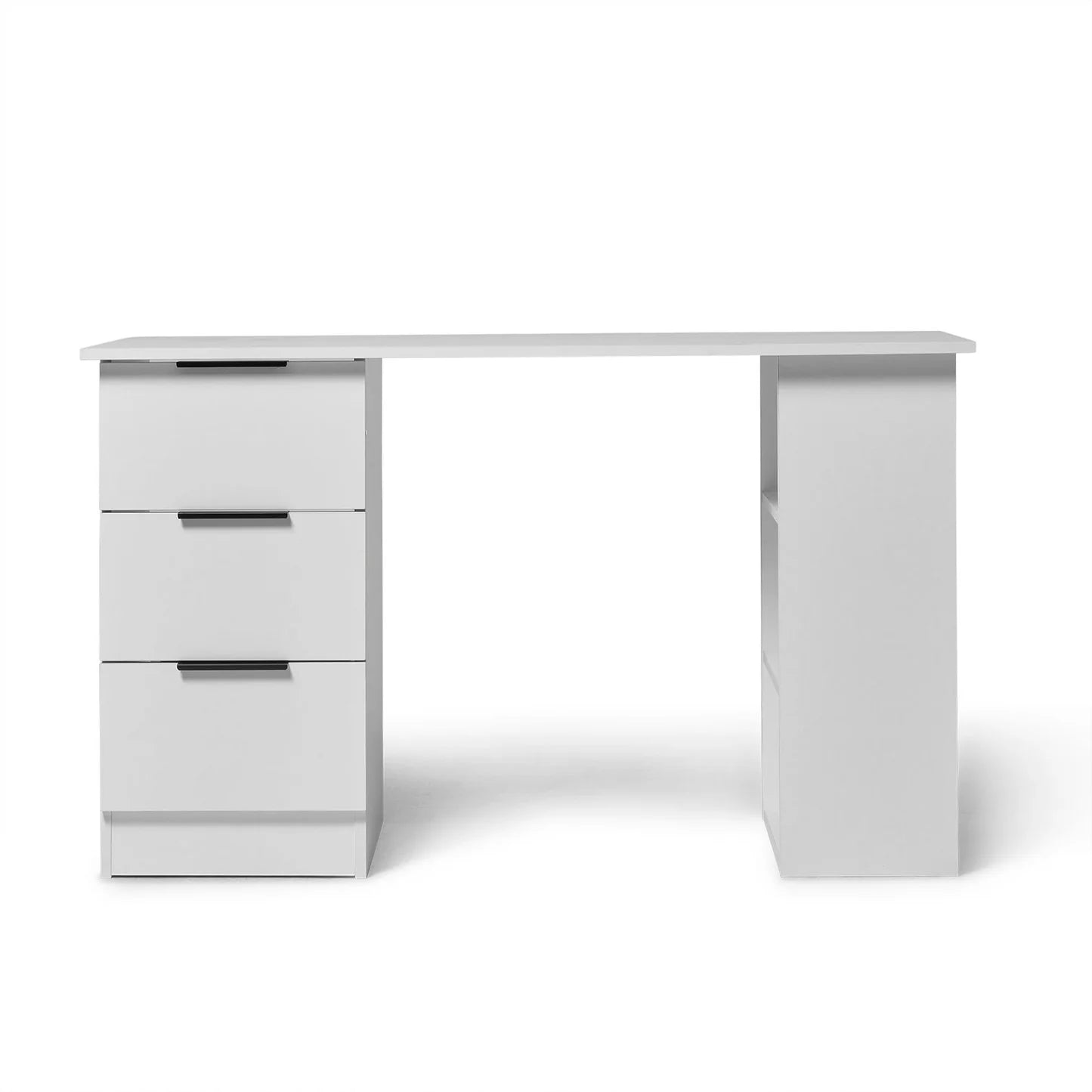 3 Drawer Desk - White