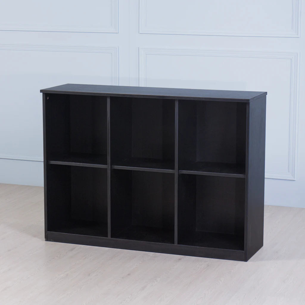 3 Door Storage Cabinet in Black