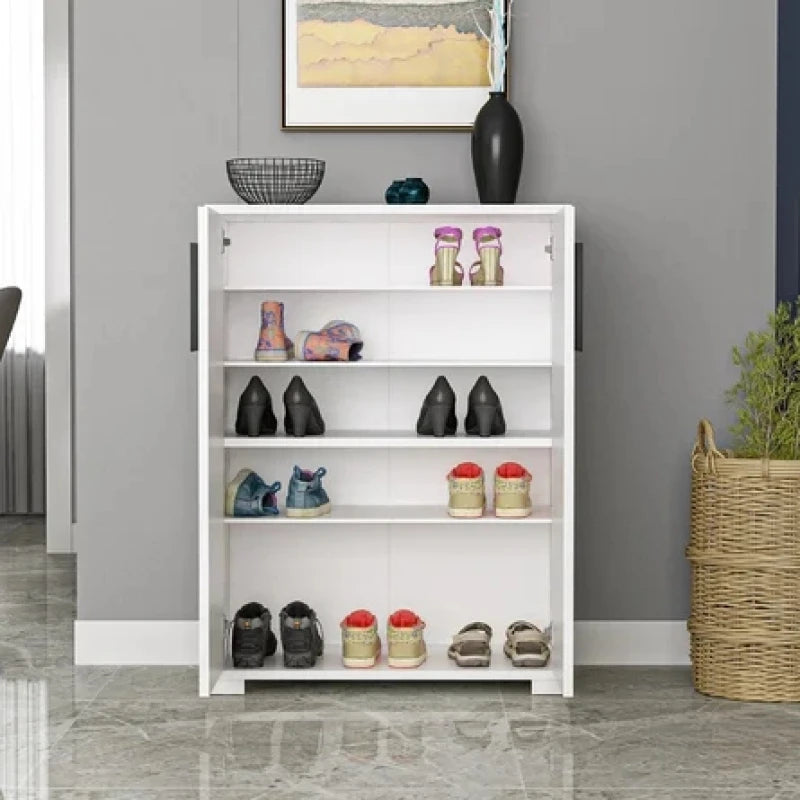 OMI – White Dual Door Shoe Cabinet