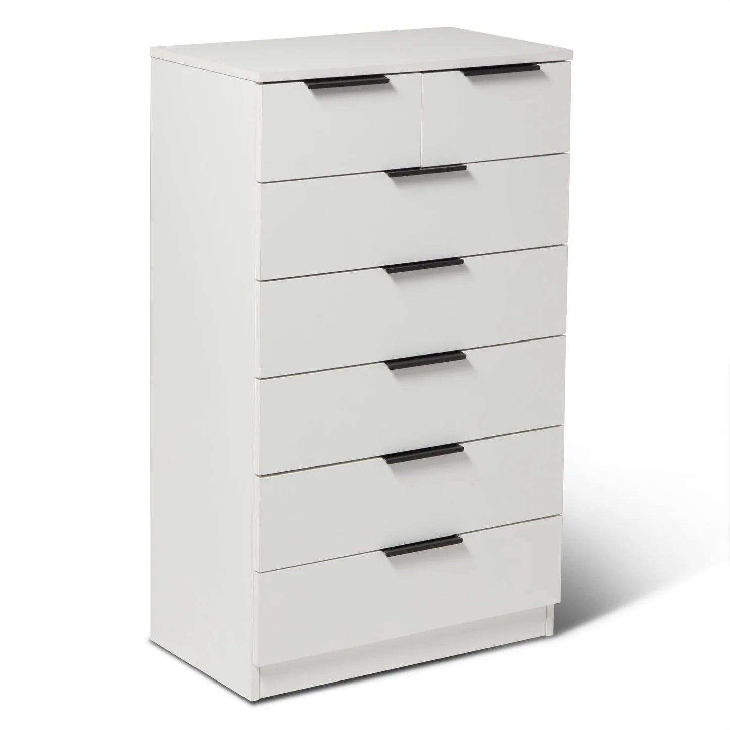Tall 7 Drawer Chest of Drawers - White