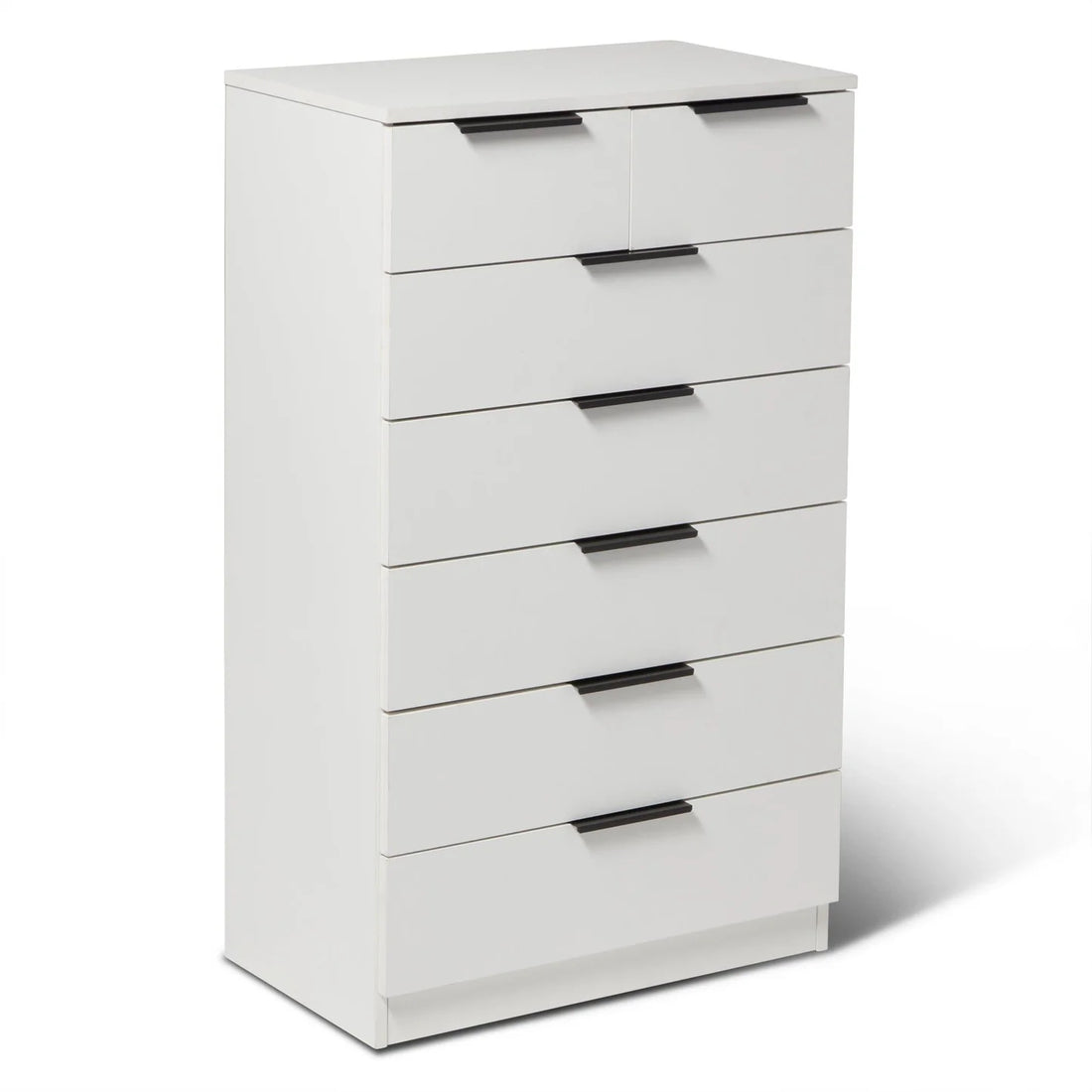 Tall 7 Drawer Chest of Drawers - White