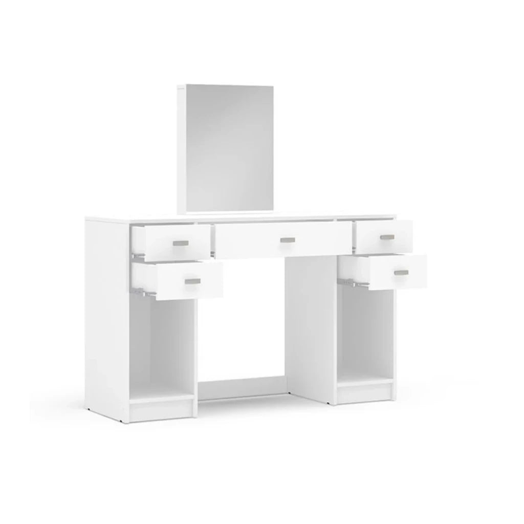 COLLINS – Vanity Table With Drawers & Shelves