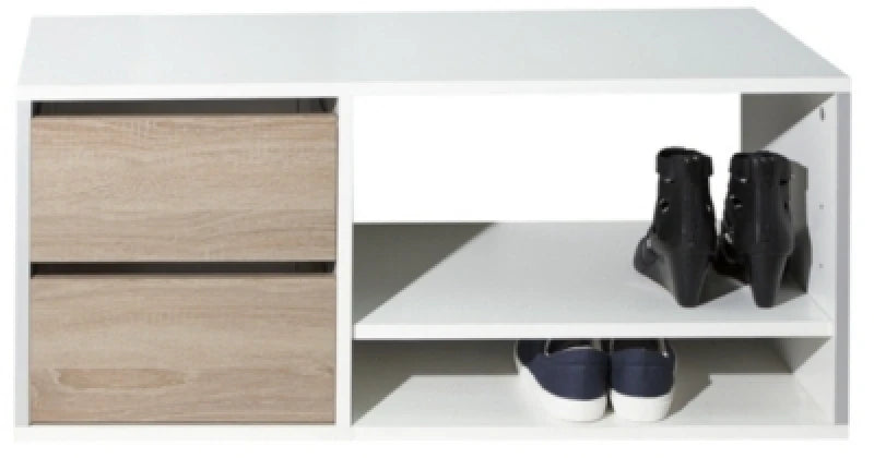AEON – Two Drawer Two Shelf Shoe Rack