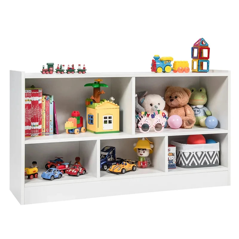 BOOKMAN – White Multiple Compartments Kids Bookshelf