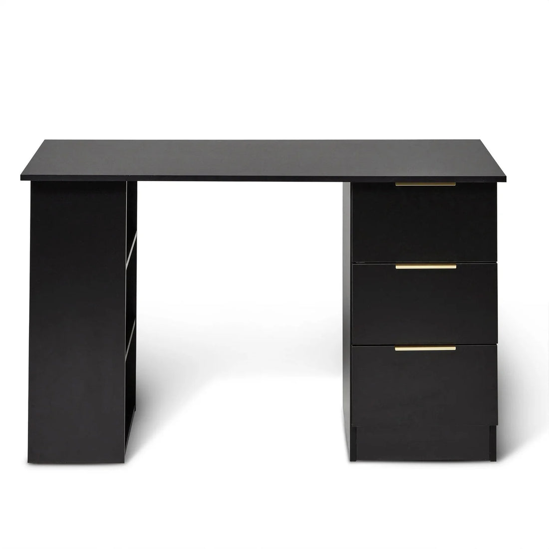 3 Drawer Desk - Black