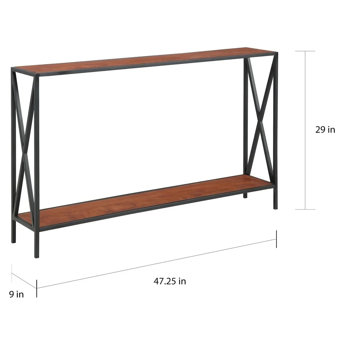 Cross Design Console Table
