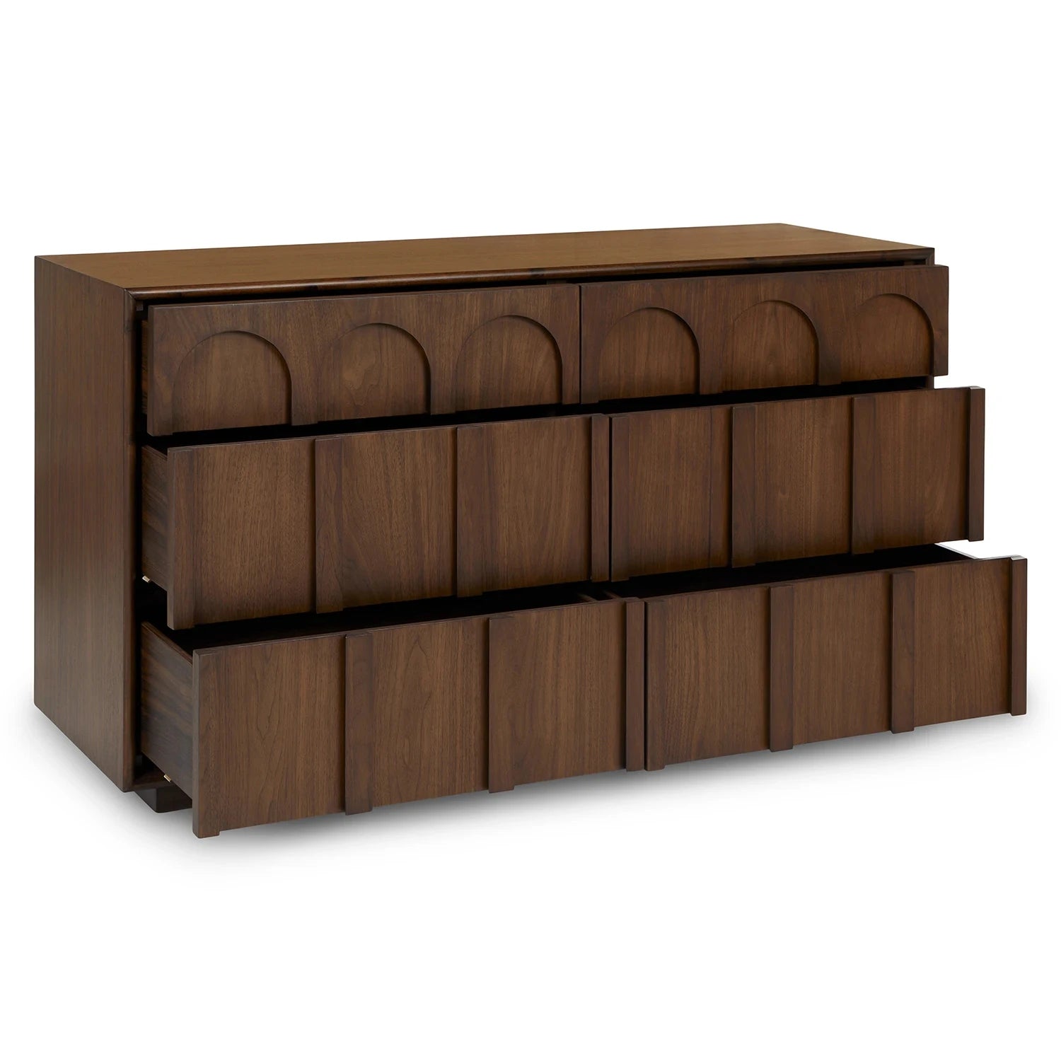 KEARY – Mid Century Inspired Chest of Six Drawers