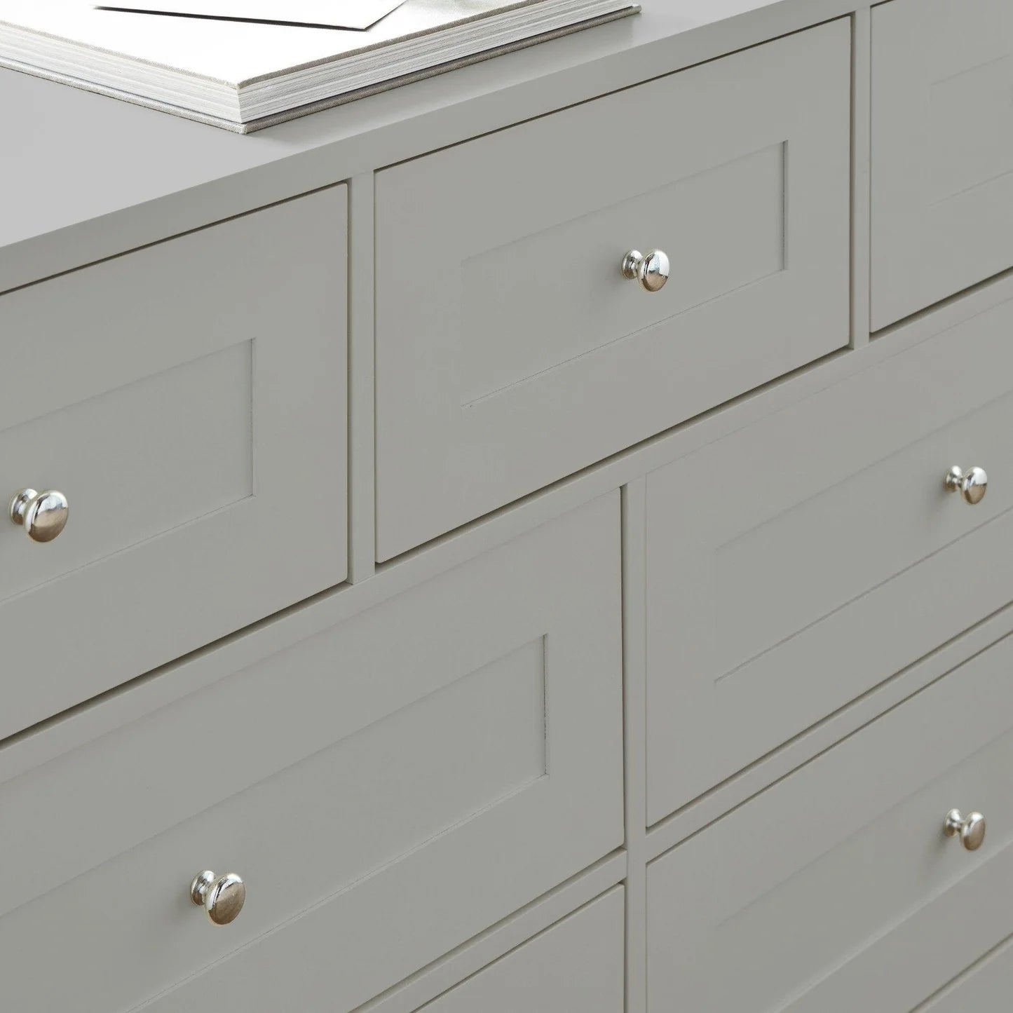 7 Drawer Chest of Drawers - Grey