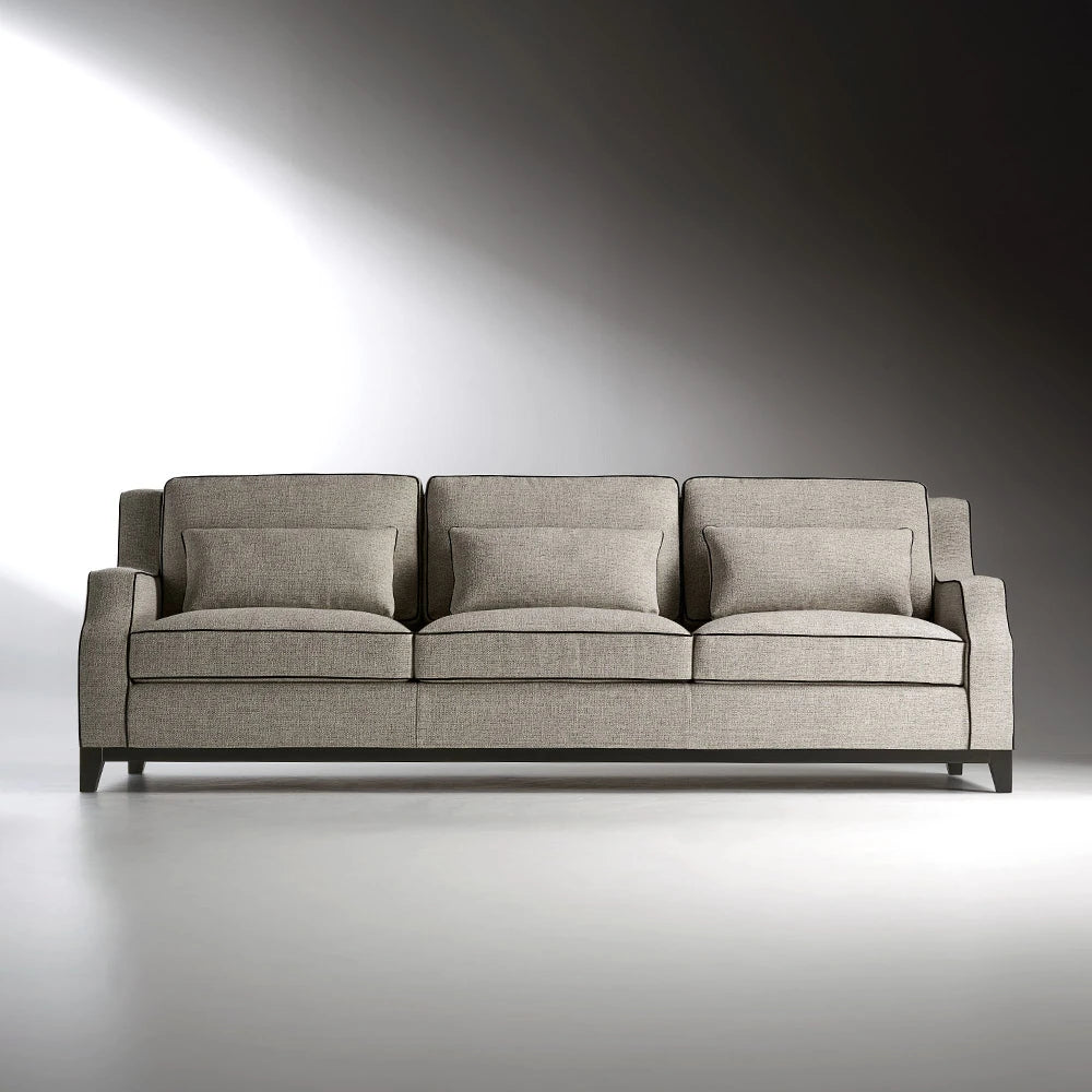 HALO – Ash Grey Modern Style Three Seater Couch