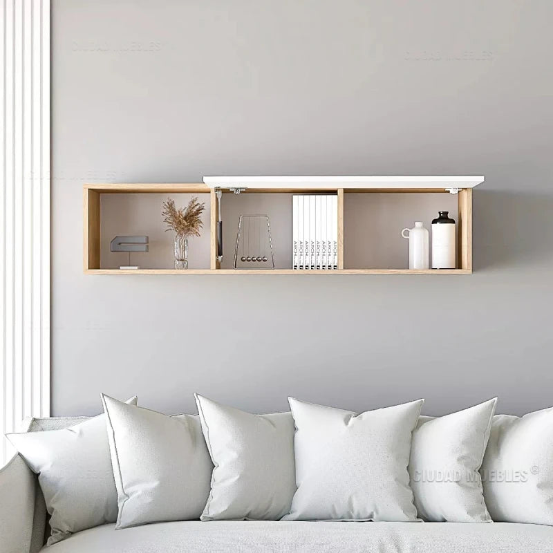 FLAVIN – Fancy Kid’s Wall Shelf with Cabinet