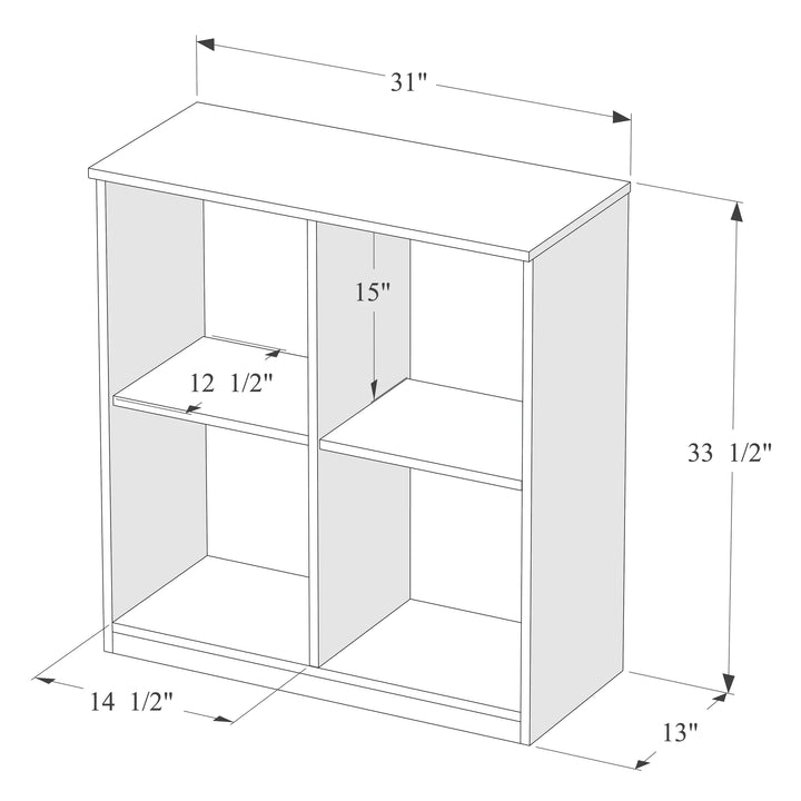 Small Storage Cabinet in Black