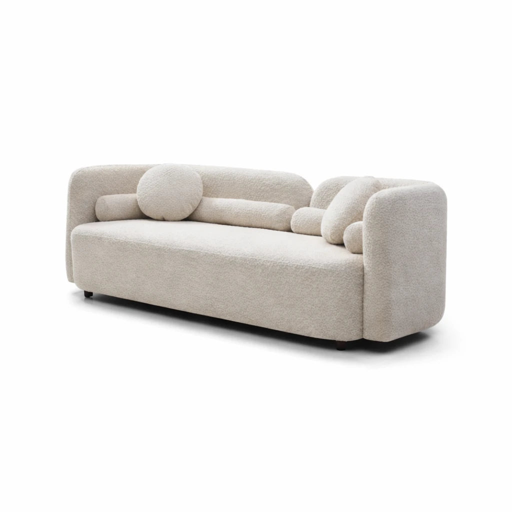SEROVA – Modern Curved Style Three Seater Couch