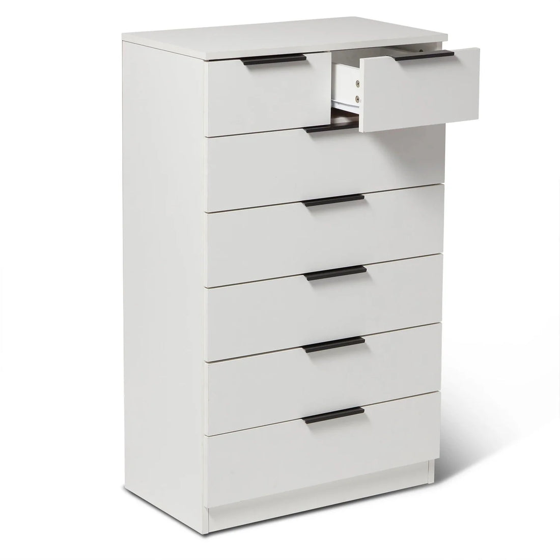 Tall 7 Drawer Chest of Drawers - White