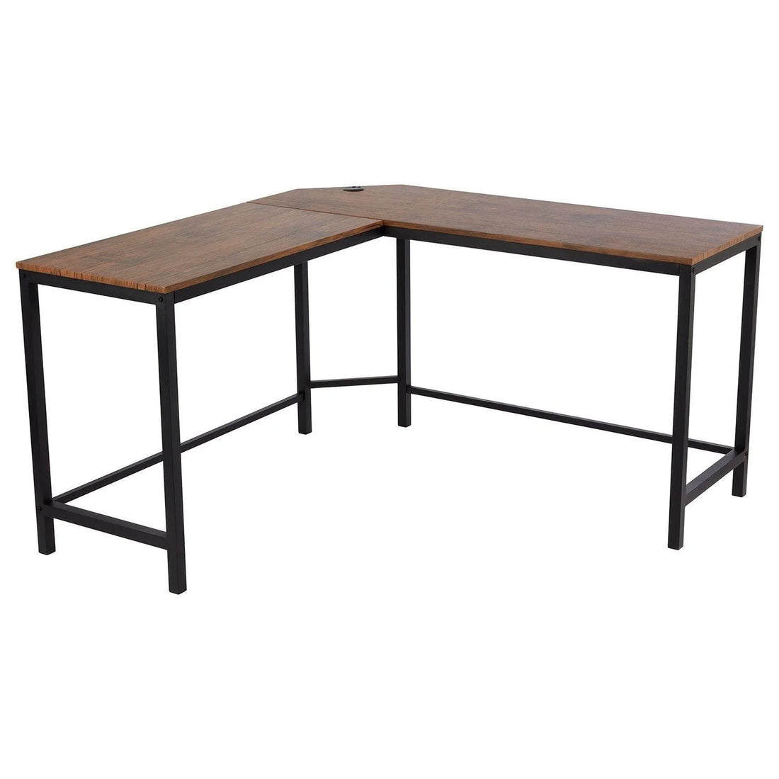 Industrial L Shaped Desk