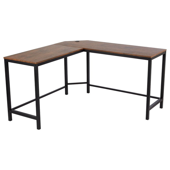 Industrial L Shaped Desk