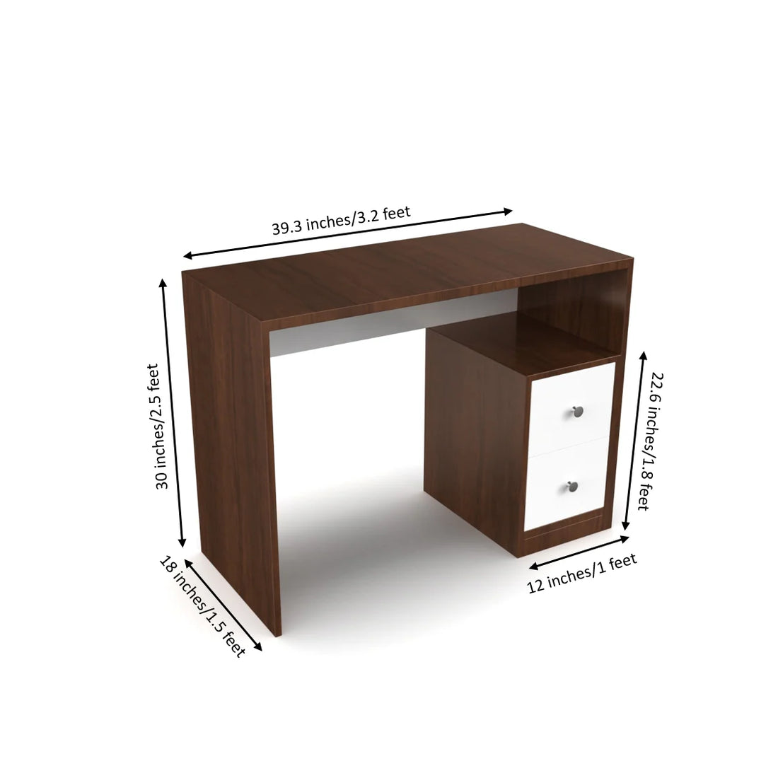 The Excel Grande - Brazilian Walnut and Frosty White