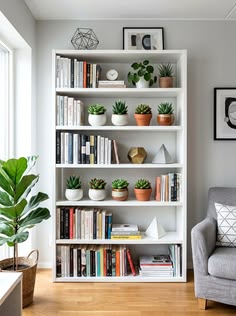 Bookshelf Decor With Beautiful Styled Bookcase