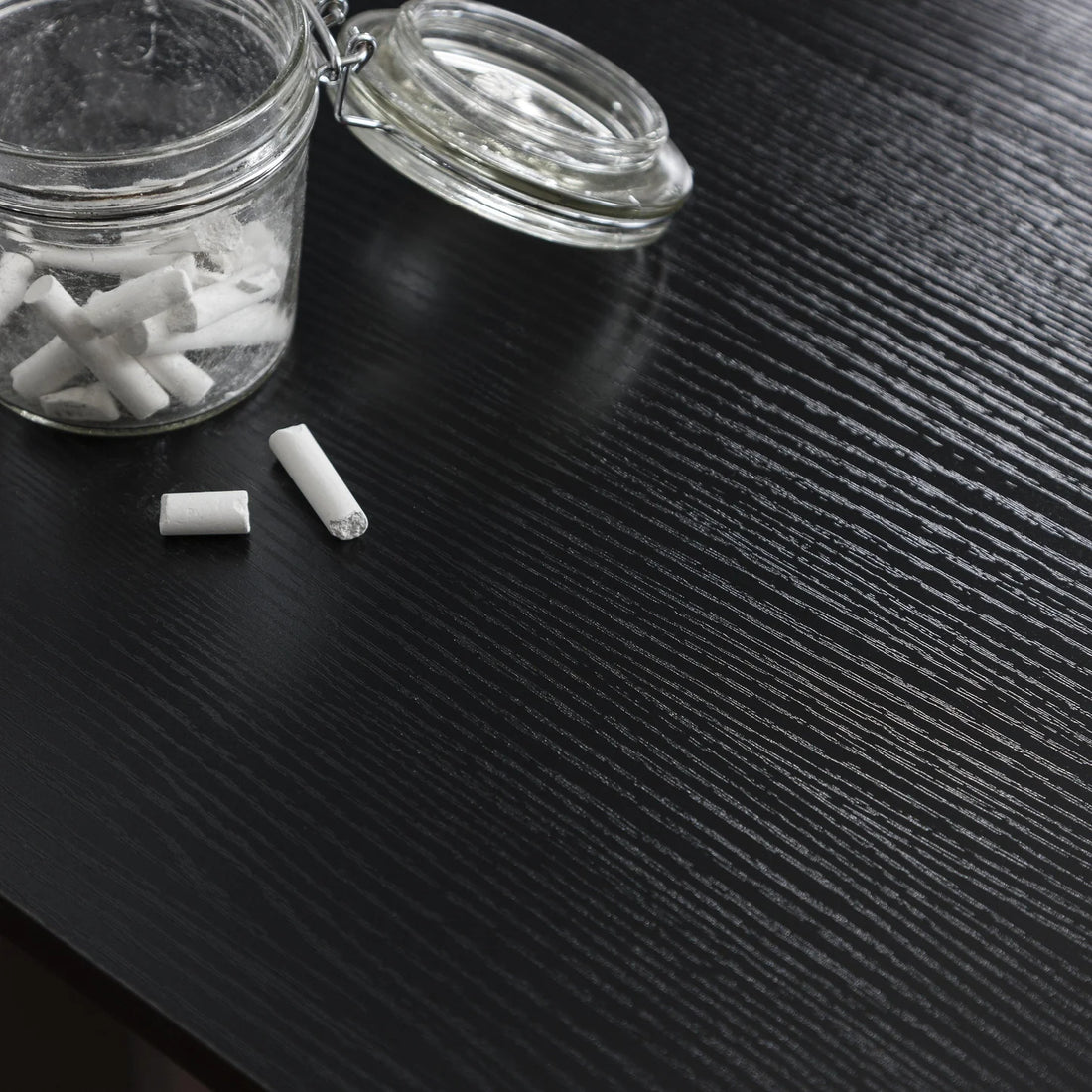 L Shaped Desk in Black