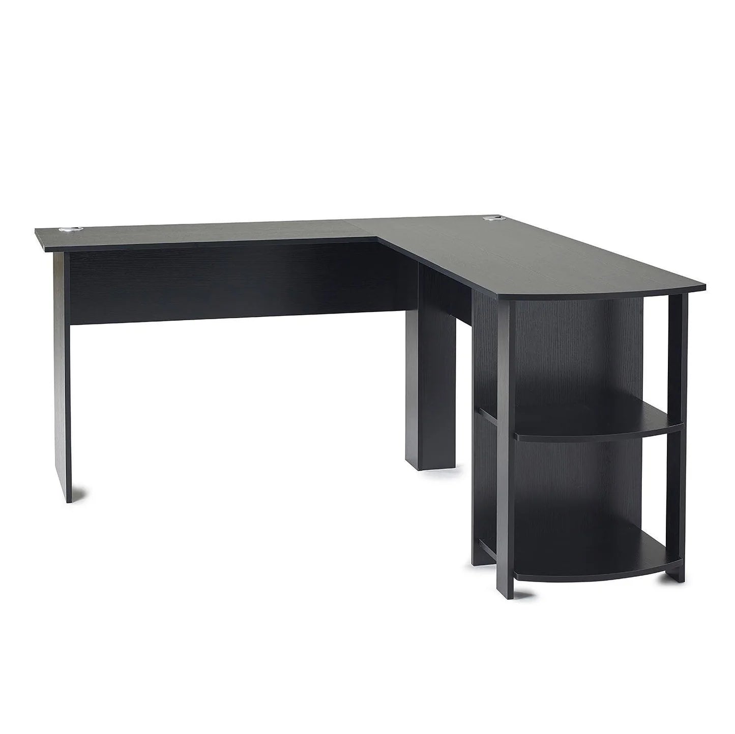L Shaped Desk in Black