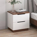 Modern Minimalist 2-Drawer Bedside Table