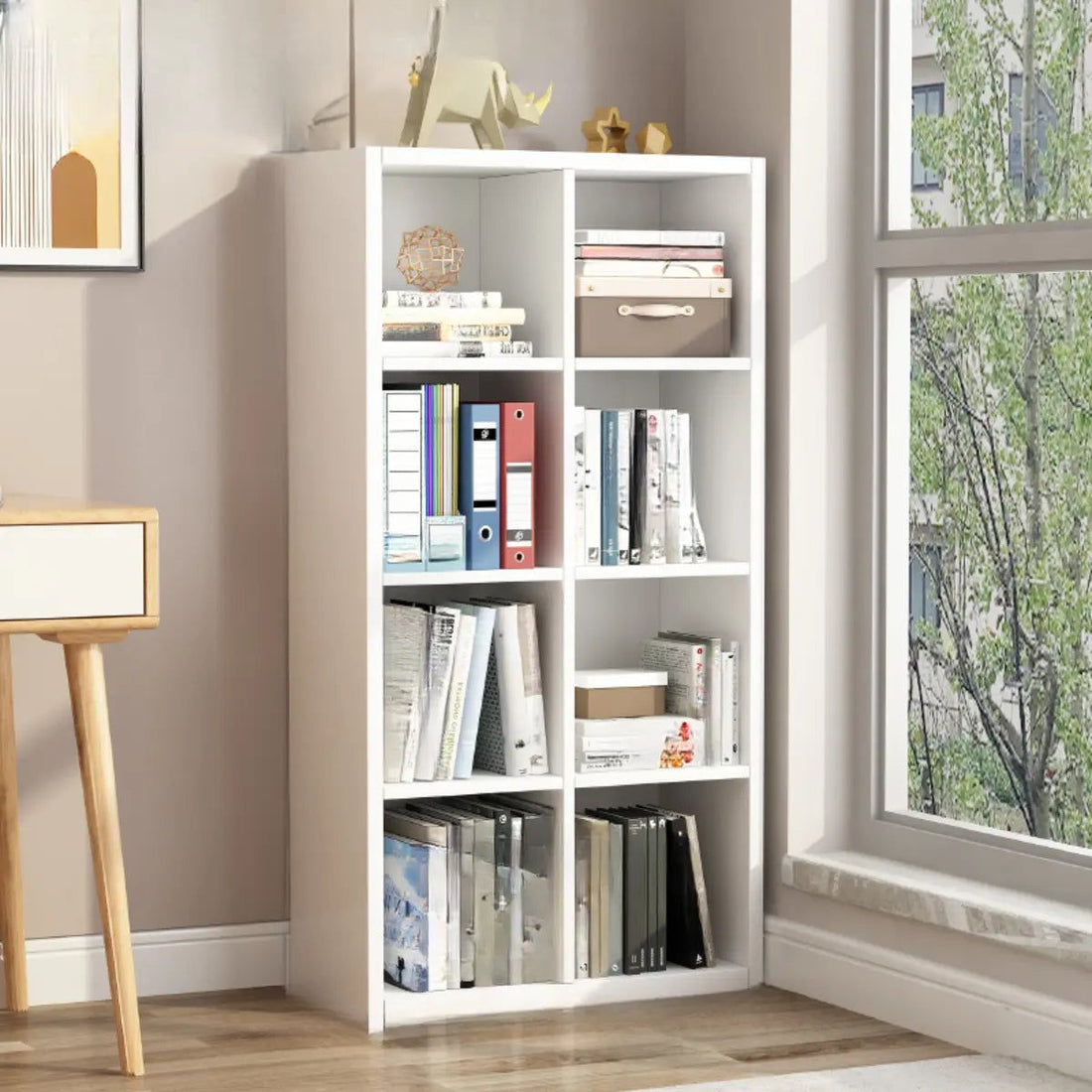 Bookshelf, 8 Cubes Storage Organizer