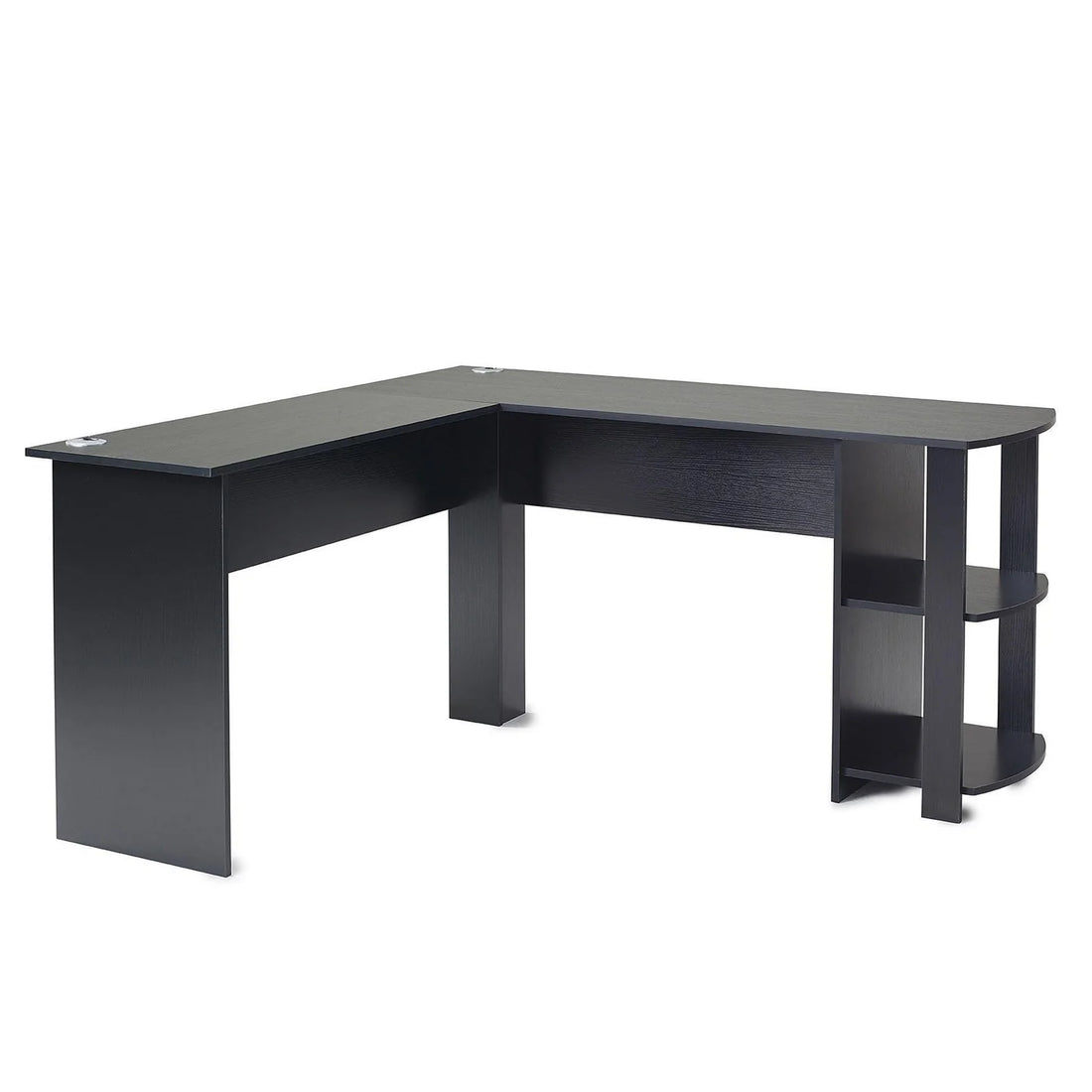 L Shaped Desk in Black