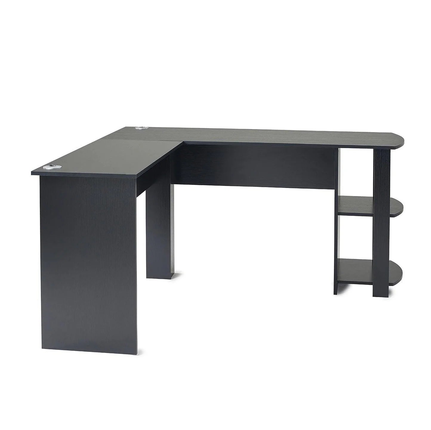 L Shaped Desk in Black