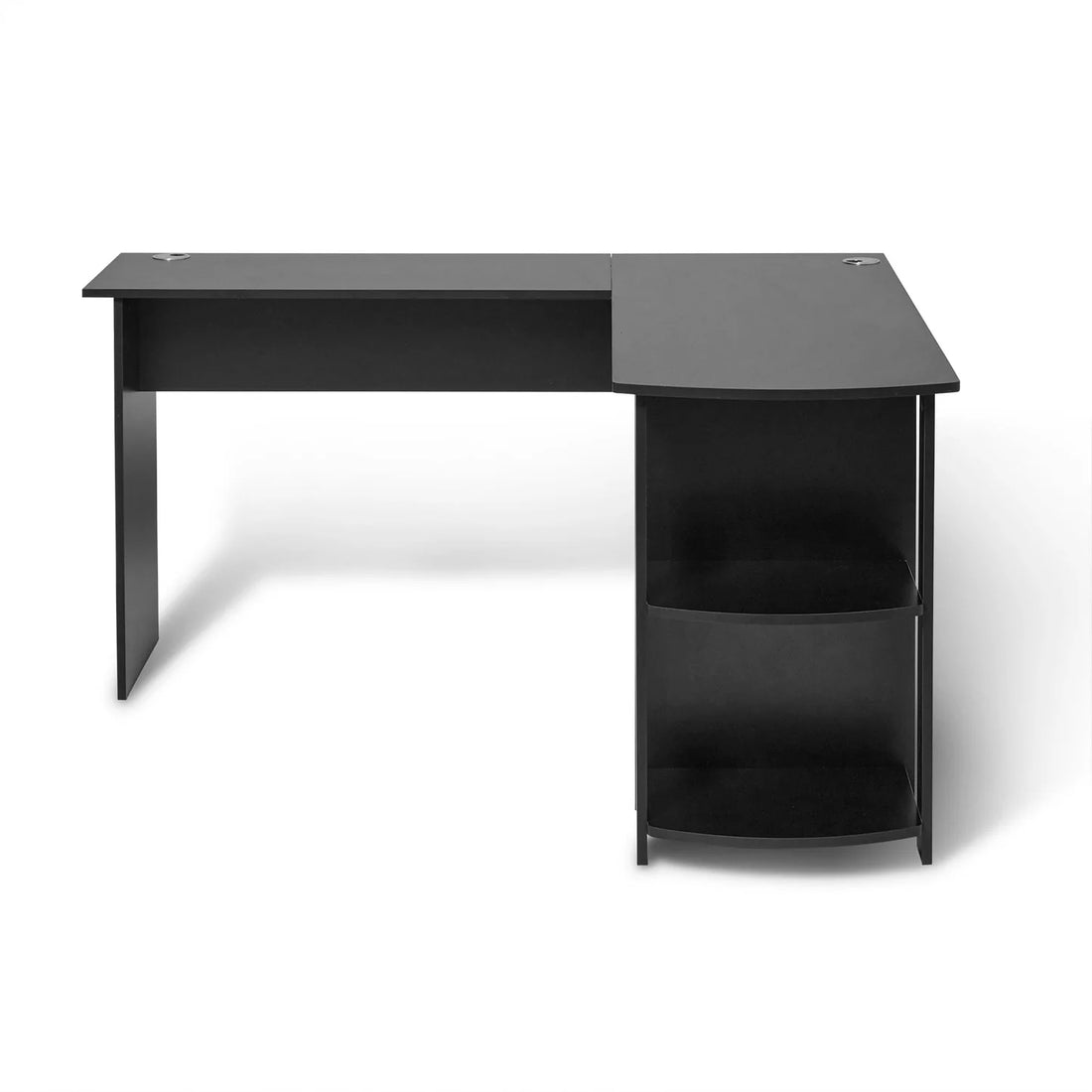 L Shaped Desk in Black
