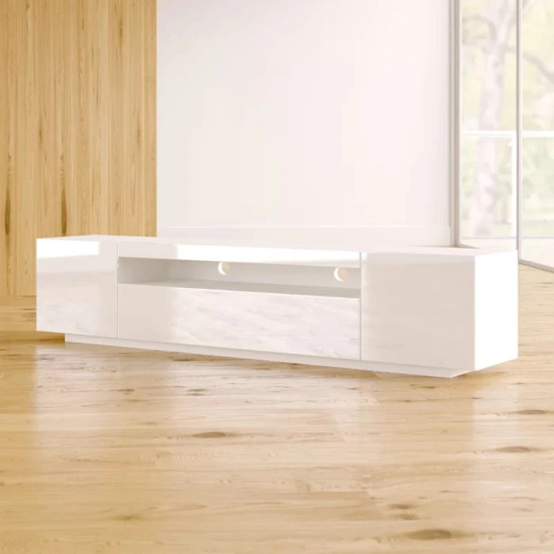 DOWRY – White Display and Storage TV Console